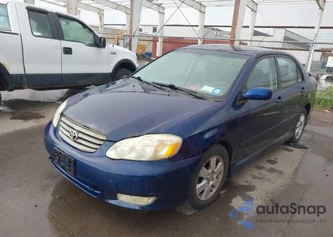 2003 Toyota Corolla S from USA, damaged, VIN 2T1BR38E63C114076